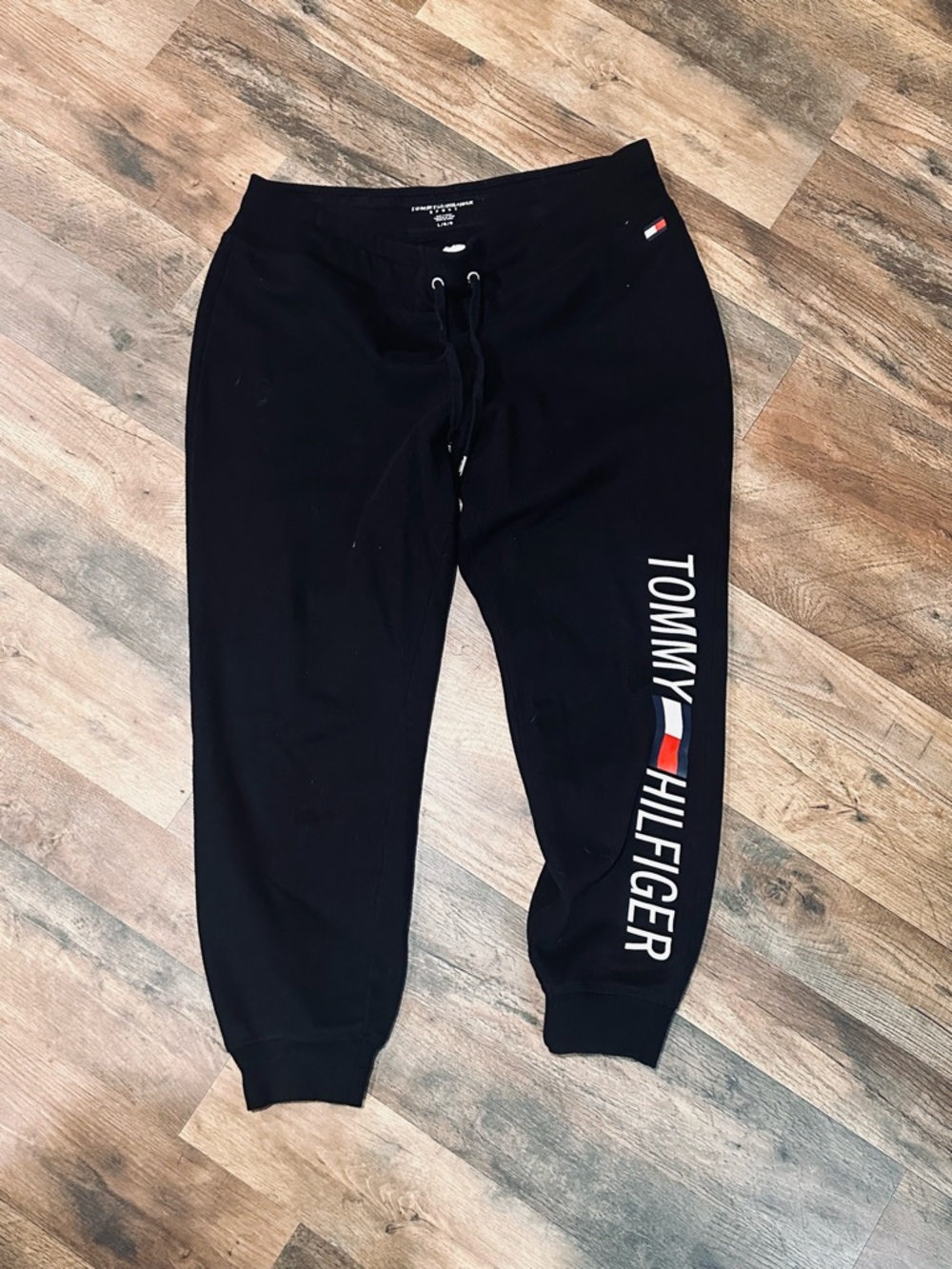 Tommy Hilfiger Black Sport joggers Size large